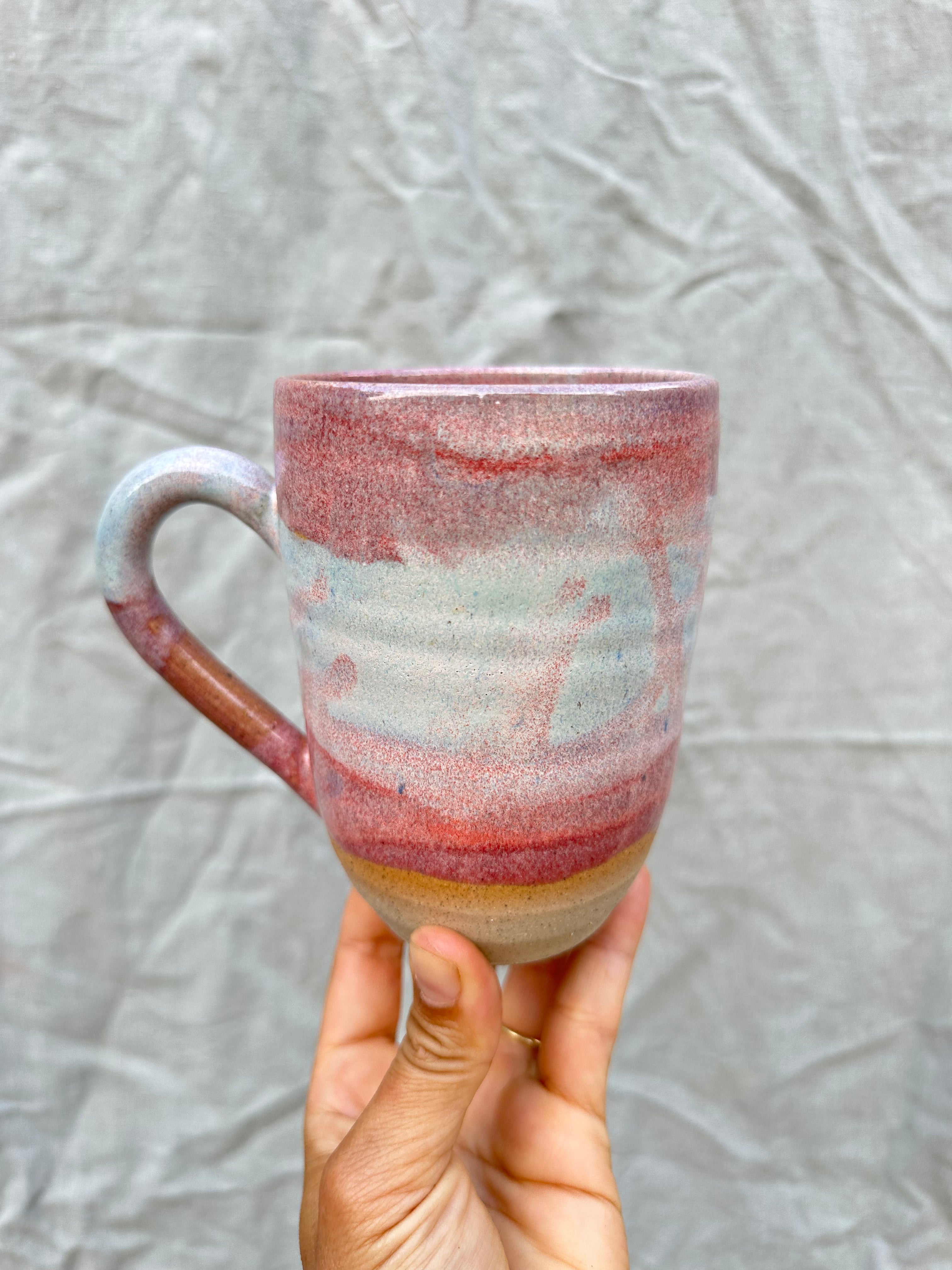 20 oz double wall insulated tumblers 20oz Insulated Skinny Tumbler with Push Down Lid Rainbow Splash main image 0